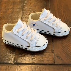 Baby Crib Converse Leather Sneakers